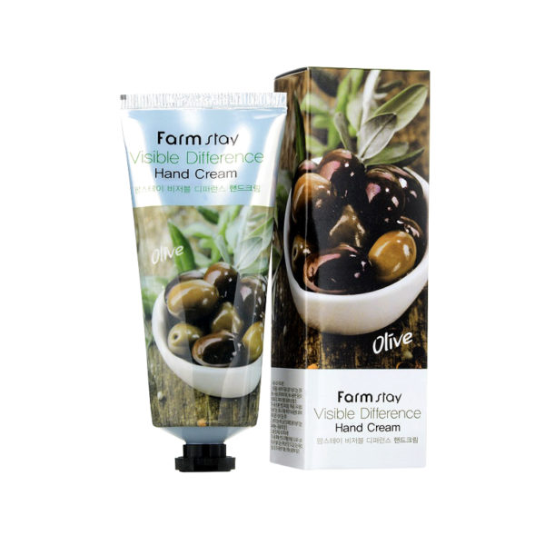 FarmStay Visible Difference Hand Cream Olive